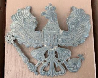 010 WW1 German Pickelhaube M1860 Wappen Front Plate