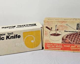 Vintage Electric Knife Thermometer  Baster