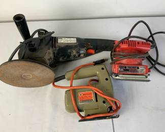 Montgomery Ward Sander, Black Decker Jig Saw  Milwaukee Sander