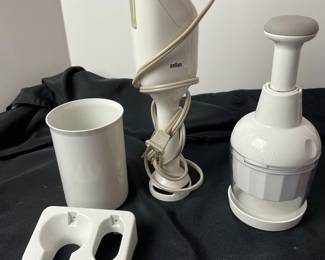 Braun Hand Blender and Pampered Chef Chopper