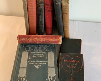 Antique Vintage Books on Interesting Subjects