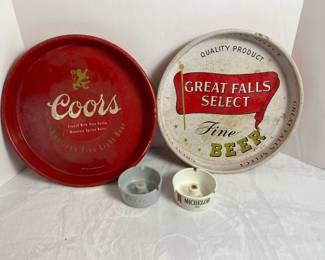 Great Falls Select Coors Beer Trays