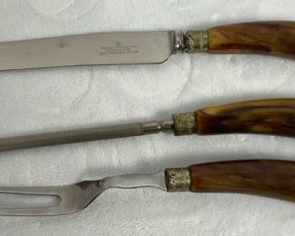 Westall Richard Stag Horn Handle C3 Piece Carving Set