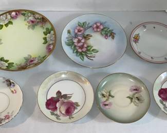 Hand Painted Plates, Bavarian, Norcrest Nippon