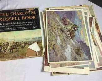 Mystery Western Print Lot with CM Russell Book