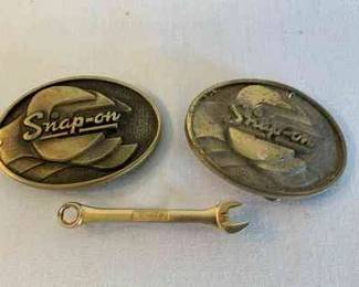 004 SnapOn Belt Buckle  Tie Clip
