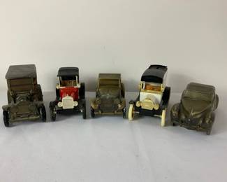 Metal Plastic Banks including One From First State Bank of New Castle