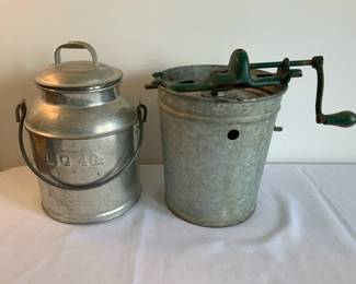 Hand Crank Ice Cream Maker Milk Creamer