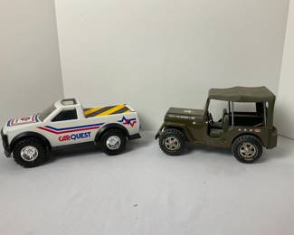 Tonka Army Jeep CARQUEST Truck