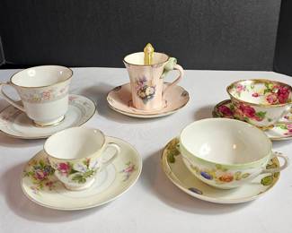Tea Cup Collection Set of 5 