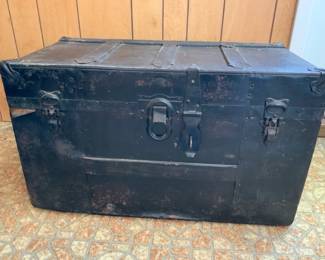 Vintage Wood Trunk