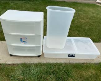 Sterilite Rolling Cart Plus More Storage