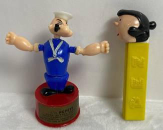 Olive Oil PEZ Dispenser with Popeye