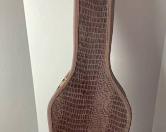 Gibson Alligator Pattern Guitar Case and Contents