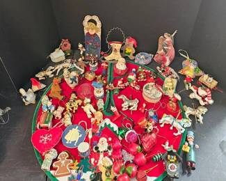 Christmas Ornament Collection Regular Miniature Tree Skirt