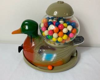 006 Vintage Carousel Mallard Duck Gumball Dispenser