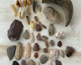 Arrow Heads, Teeth, Rattles More