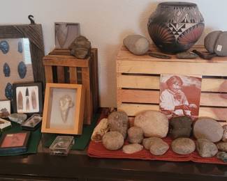 Very collection of Native American artifacts