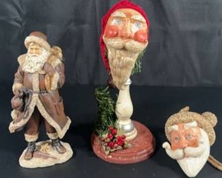 Santa Heads And Kris Kringle