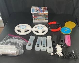 Wii And PS2 Games With Accessories 