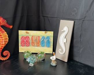 Blown Glass Fish And Coastal Decor