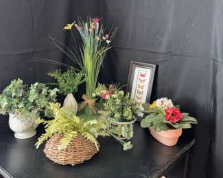 Plant And Butterfly Decor