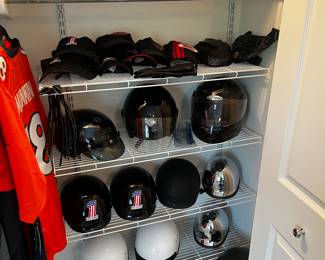 Harley Davidson and other brand Motorcycle Helmets 