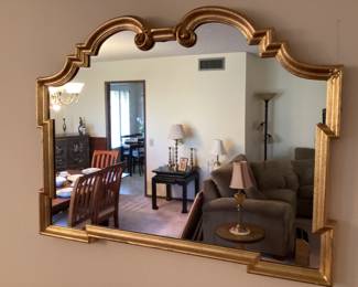 Large wall mirror