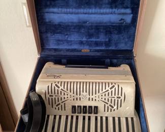 Vintage Rivoli accordion with case