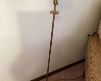 Brass floor lamp