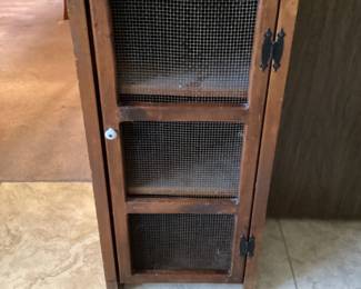 Vintage pie cabinet