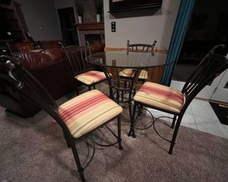 Glass Table/Chair Set
