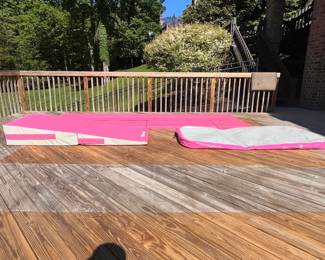 Gymnastics Set, including Beam, Tumble Mat, Etc.