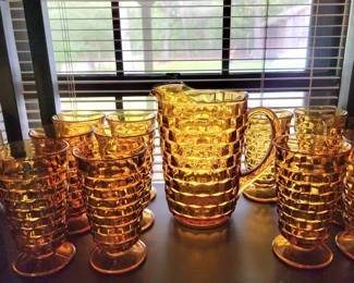 Amber Fostoria Glassware