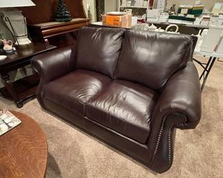 leather loveseats