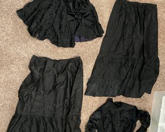 authentic Victorian mourning outfit