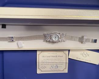 The Crystal Butterfly Watch by Lenox