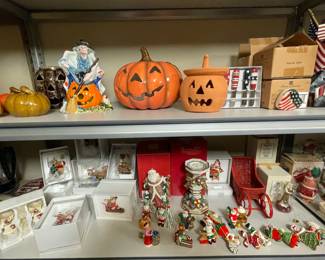 Halloween, July 4th & Christmas decorations