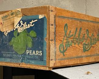 Stubbs Fruit crate