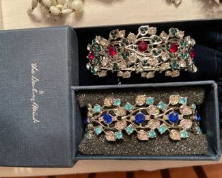Danbury Mint jeweled bracelets