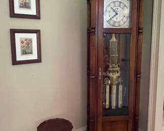 candle stand, Howard Miller grandfather clock