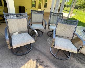 patio swivel chairs