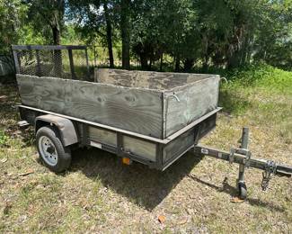 Small tow behind trailer perfect for small jobs or trips to the garden center $350