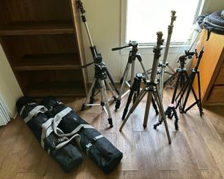 Lots of video and photography equipment