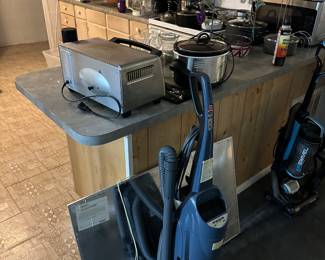 Several vacuums 