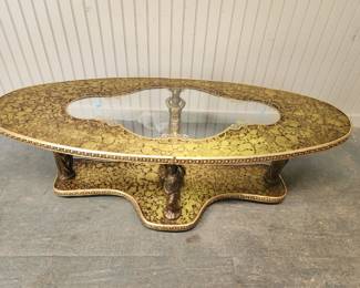 Vintage Hollywood Regency Coffee Table