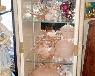 Tall, thin display cabinet...