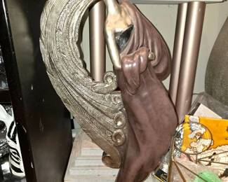 Art Deco Lady Statue 26" tall. Austin Prod.