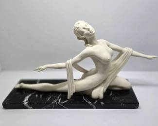 Dancing woman sculpture. A. Santini