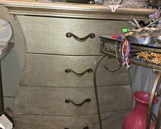 Metallic Bombay chest